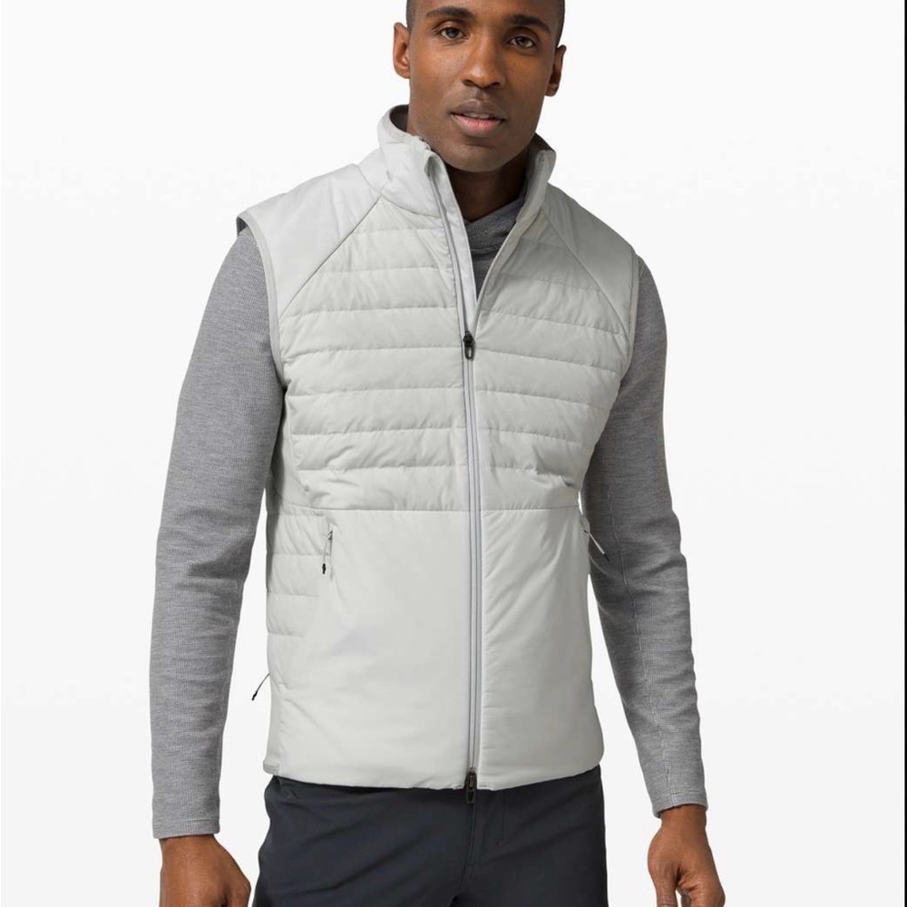 Men's white lululemon Quilted Vest